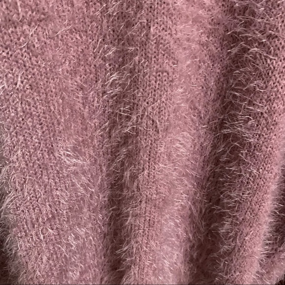 Mudd Soft Pink Cozy Wiskers Sweater M - Picture 3 of 7